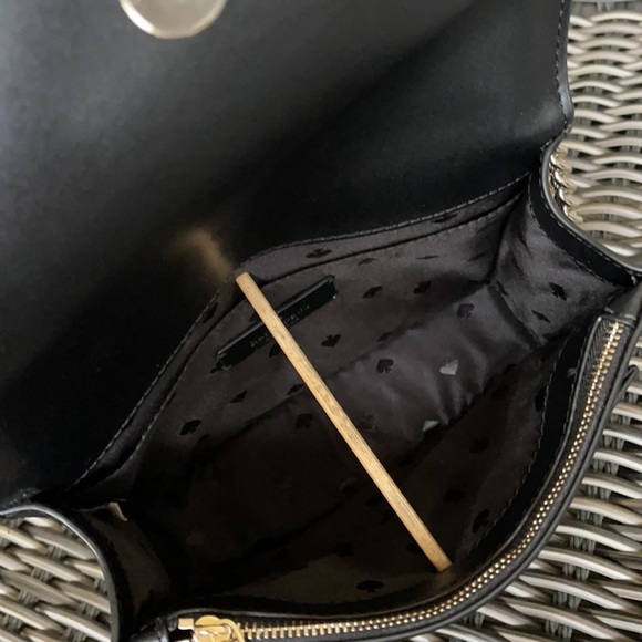 Kate Spade NY remi graphic leopard print pattern flap chain crossbody - Picture 11 of 16